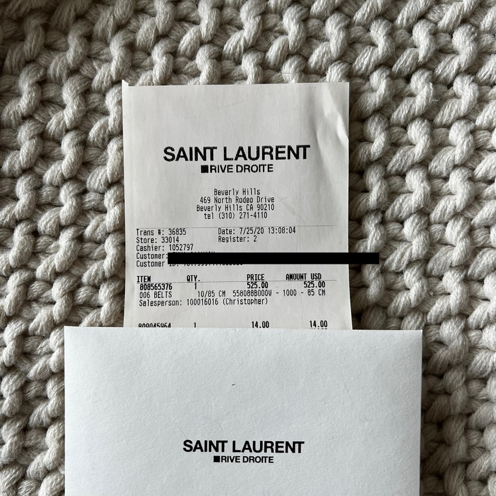 YSL Gold Belt - Picture 8 of 8